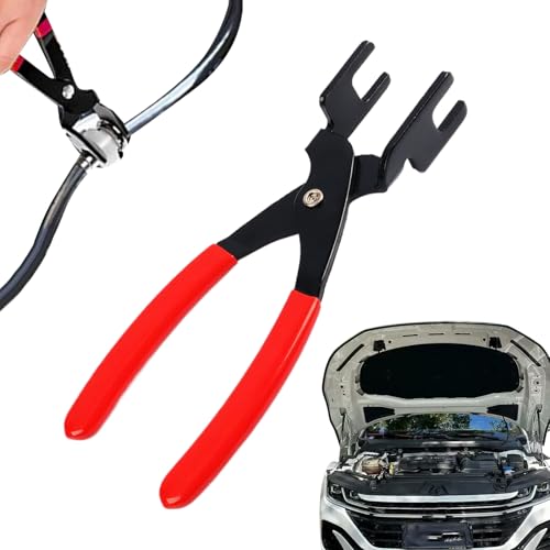 Midieobe ACライン切断プライヤ | パイプクランプ工具 除去ツール - 家庭修理 トラック 電気技師 自動車整備士向け 人間工学設計 スチール製 トランスミッションシステムアクセサリー