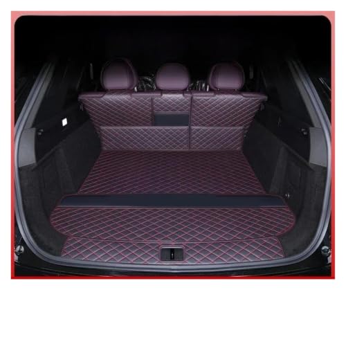Tapis coffre voiture en cuir pour Jaecoo J8 protection sur mesure pour voyages et bagages de famille