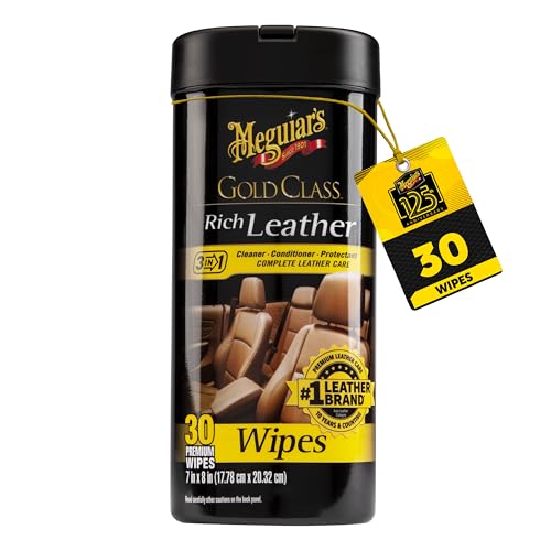 Meguiar's G10900 Gold Class Lingettes nettoyantes pour Le Cuir