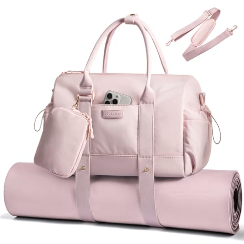 LOVEVOOK Small Gym Bag with Yoga Mat Holder