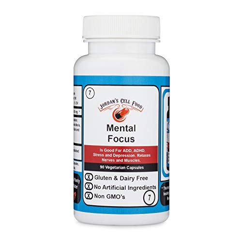 Mental Focus (Similar o Dr. Sebi's Banju) Qty: 90 Capsules 100% Natural