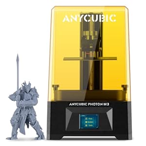 ANYCUBIC Photon M3 Resin 3D Printer, UV LCD 3D Printer with 7.6″ 4K+ Monochrome Screen, Fast Printing, Printing Size 6.41″ x 4.01″ x 7.08″
