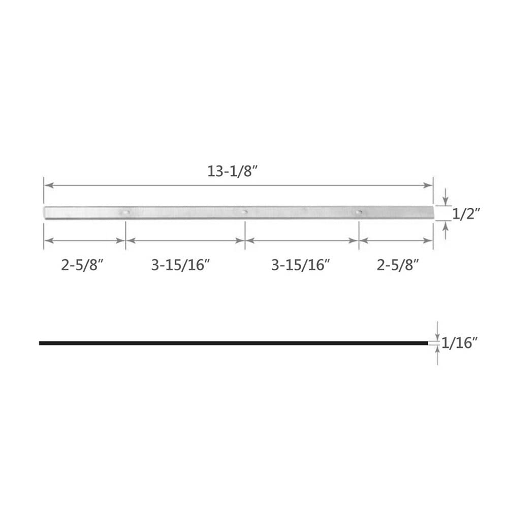 4 szt. ostrzy strugarskich 332 mm, 13-calowe ostrza strugarskie HSS, odwracalne, x 12 1,5