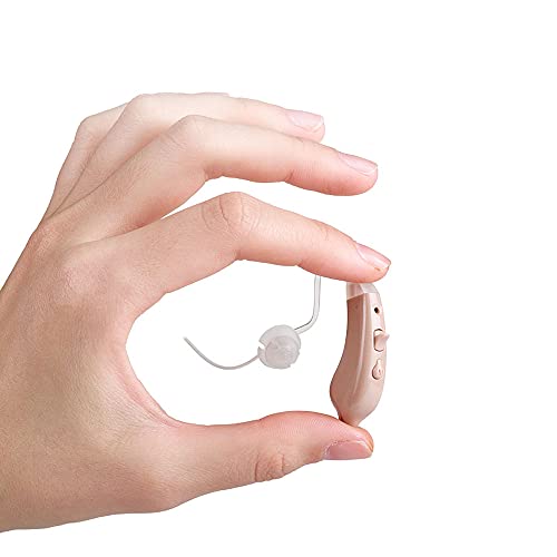 Digital Hearing Aids for Seniors JINGHAO Hearing Sound Amplifiers Hearing Assist Devices with Volume Control