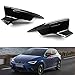 SJSFF ABS Auto Specchietto retrovisore Copertura Borsette Tappo Specchio Laterale Decorazione Styling Accessori Modifica Auto per Seat Leon MK3 5F ST FR Cupra Ibiza Mk5 Arona KJ7 2017-2020, 2 Pezzi