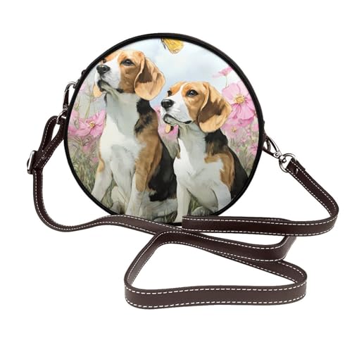 Sac bandoulière Beagle et papillon pour exprimer votre amour des animaux avec élégance