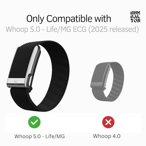 Image of Hydra Soft Wrist Strap for Whoop 5.0 One /Peak /Life MG Band Strap - Durable, Adjustable Fitness Tracker Strap | Breathable, Comfortable Bands for Workout, Sleep, and Health Monitoring (Device Not Included)