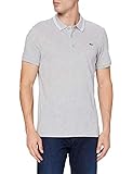 Algodón ligero Lacoste Sport YH1482, Polo Hombre, Gris (Argent Chine/Blanc), M
