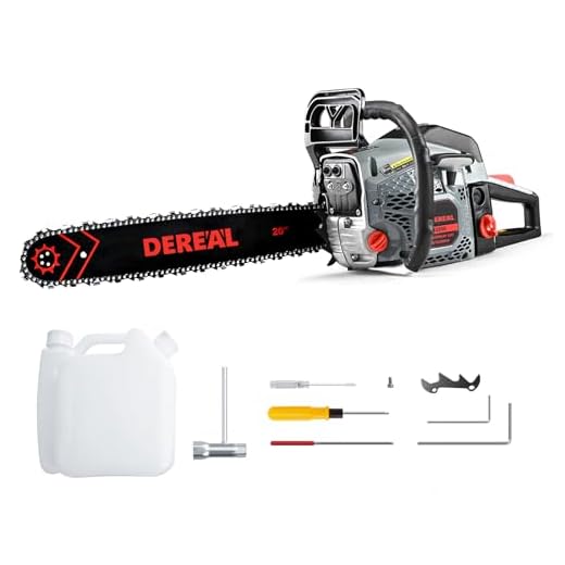 Gas Chainsaws 20 Inch 62CC Gas Powered Chainsaw 3.4HP 2 Stroke Engine Gas Power Chain Saw for Cutting Wood Outdoor Garden Farm Home