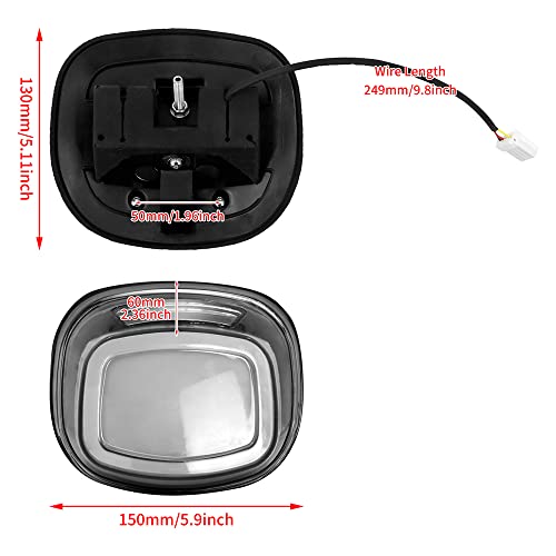 Lâmpada Traseira Led Para Motocicleta Freio Traseiro Luz Traseira Para Harley Softail Dyna Touring S