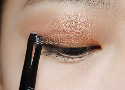 200Pairs(400Pcs) Non Sticky Breathable Lace Mesh Eyelid Tape Natural Invisible Double Eyelid Sticker Big Eye Decoration Instant Lift Eye Lid Perfect for Hooded Droopy Uneven Mono-eyelids Small Eyes - Thumbnail 3