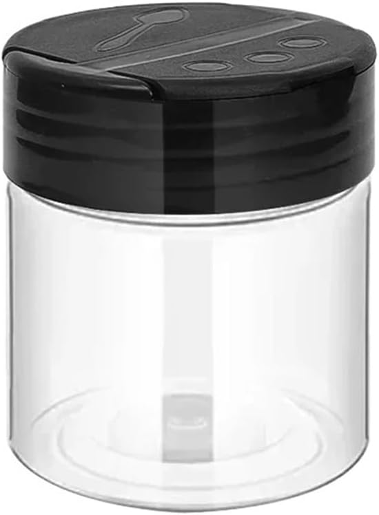 10pcs Seasoning Jars Salt Pepper Shaker Bottles Spice Condiment Storage Boxes,Compatible For Container Kitchen Tools(100ml)