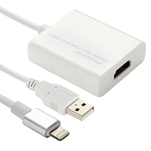 8 Pin Lightning to HDMI Adapter Digital AV Cable 1080P High Speed Video Connector Converter for Apple iPad Mini iPhone 5s 6 6s 7