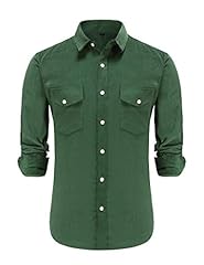 Green Corduroy Shirts