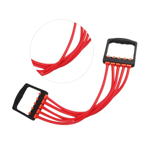 TOYMYTOY チェストエキスパンダー 可能スプリング式 抵抗バンド付き 胸筋 腕 肩 筋力トレーニング器具 自宅ジム用 エルゴノミ ランダムカラー