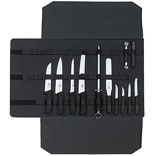 Victorinox Cutlery Roll Bag Small, Space for 8 Small Knives, Safe Transportation, Grey, Size M - Image 2