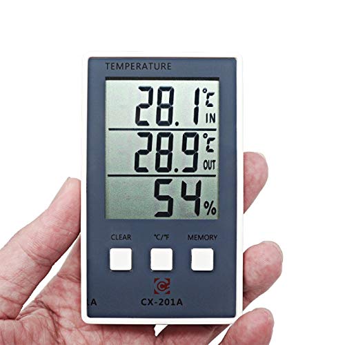 CX201A LCD Digital Weather Station Thermometer Hygrometer Indoor