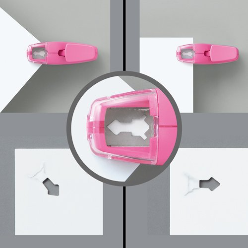 あっこページピンク✕5枚 Amazon | コクヨ 針なしステープラー ハリナックス コンパクト 5枚とじ