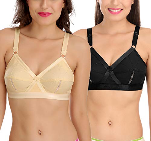 Image of SONA Perfecto Plus Size Cotton Bra for Woman Full Coverage Pack of 1