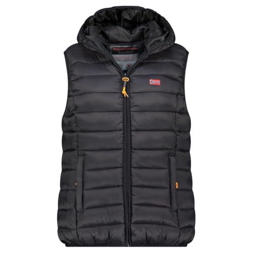 Geographical Norway Vatikolorama_Lady_Hood Chaleco Mujer, Negro, XL