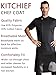 KITCHIEF Black Chef Coat With Mesh Lightweight Chef Jacket Men Short Sleeve Chef Uniform for Kitchen,Restaurant,Bakery (Black, Large)