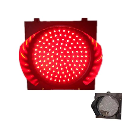 Feu d'arrêt de circulation rouge 200 mm pour ambiance de bar vintage