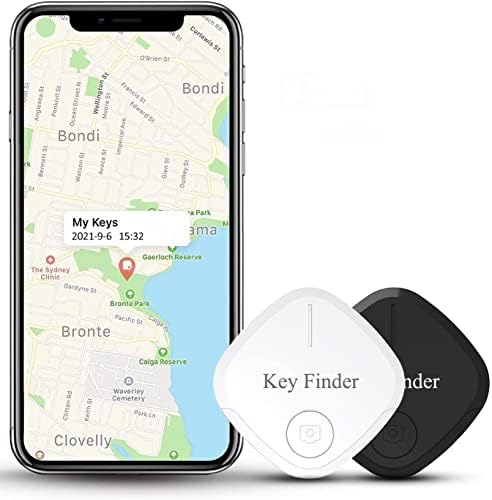 Key Finder Item Finders, 2 Pack Jiobbo Smart Key Tracker Fob Bluetooth Tags Locator Personal Key Wallet Phone Luggage Tracker for Pets Kids Anti-Lost Reminder for iOS Android