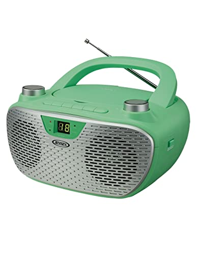 Jensen CD-485-GR Cd-485 1-Watt Portable Stereo Cd Player With Am/Fm Radio cover