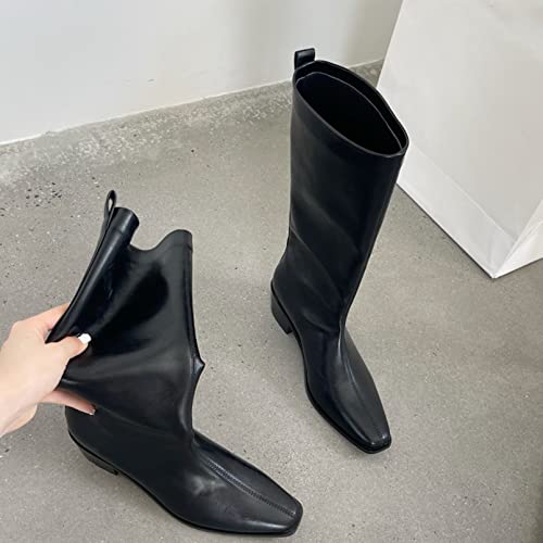 YQEU Stivali larghi al polpaccio per le donne