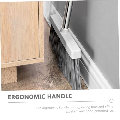 TOBBOMEY Besen Kehrschaufel Set mit Ergonomischem Griff Praktisches Haushalts reinigungsset für Innen und Außen Platzsparend Geeignet für Bodenreinigung im Haushalt Garage Werkstatt – Bild 5