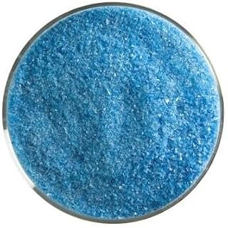 Bullseye Egyptian Blue Opal Fusible Glass Frit - Fine - 5 Oz. Jar - 90 COE