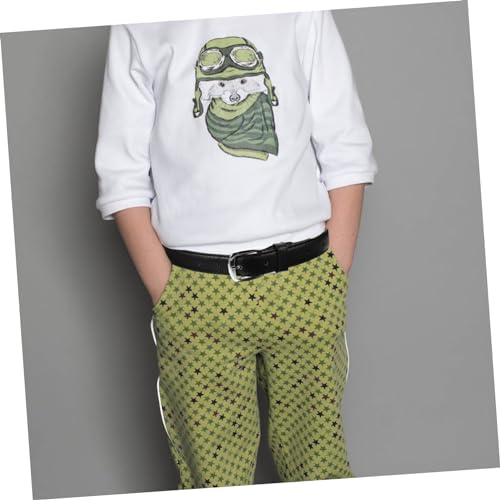 Boys Belt Strap for Fashionable Waist Belt for Pants Comfortable Fit for Ages Versatile Design for Any Outfit Durable Artificial Leather with Buckle4