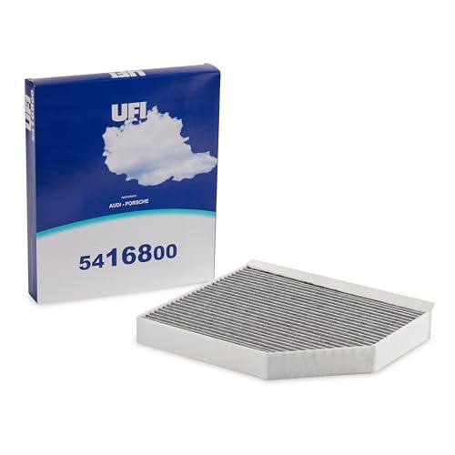UFI Filters, Filtro de Habitáculo de Carbón Activo 54.168.00, Filtro de Habitáculo de Recambio, Apto para Coches, Apto para Modelos de de Audi y Porsche