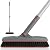 eazer Grout Brush with Long Handle - Upgrade, 180°Rotation Tile Grout Cleaning Tool, V-Shape Shower Scrubber Cleaner Stiff Bristle for Cleaning Bathroom Wall, Baseboards, Tile Floors - 53in