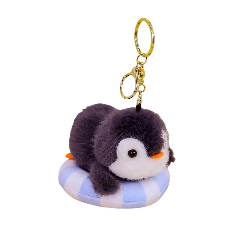 Mecmbj Llavero Pingüino, Adorable Llavero Pingüino de Felpa, Adecuado para Bolsos y Mochilas, Regalo para Mujeres
