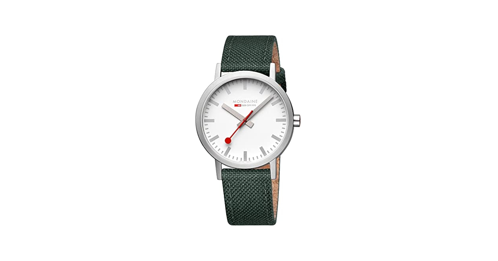 Amazon | Mondaine Classic 40mm 腕時計 | St. Steel Brushed