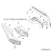 Polaris Air Deflector Panel, Right, Genuine OEM Part 5453971-070, Qty 1