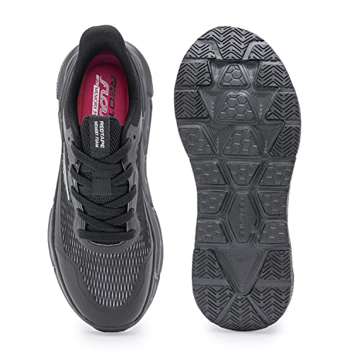 Image of Red Tape Sports Shoes for Women's- Neon Green Lace-Up, Shape Adjustable Sports Athleisure Shoes, Perfect for Walking & Running