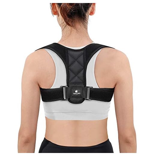 isermeo Corrector de Postura Espalda y Hombros [2019 Versión], Espalda Recta Soporte, Correctores Postural Faja, Corregir Postura Sentado Enderezar, Aliviar la Joroba para Mujer e Hombres