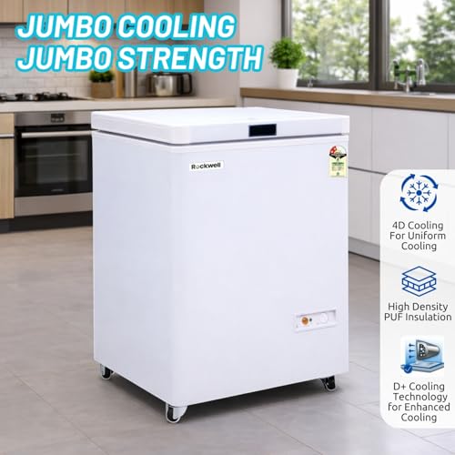 Image of Rockwell 110 2 Star Single Door Convertible Deep Freezer