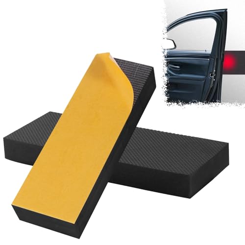 TXXATX 2 Stück Garagen Wandschutz Selbstklebend 30x10x3cm Wandschutz Garage Schwarz Türschutz Garage Garagenwand Schutz für Autotüren für Autotüren Garagen Carport Parkplatz