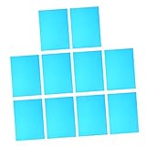 ETHZZLE 10pcs Blue Gel Light Filter Correction Film Sheets for Photography Video Stage Lighting and Art Projects
