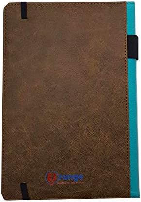 EJRange A5 Lined Notebook-Thick 100gsm Paper, Durable PU Leather Cover, Ribbon Marker, 192 Pages - Image 3