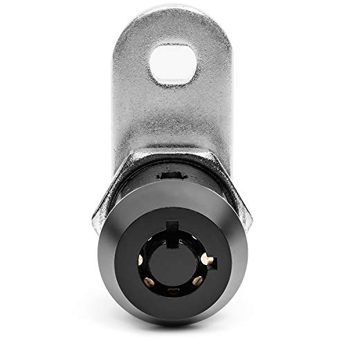 Westway Locks 7/8" Black Tubular Cam Lock – Premium Lock With 2 Keys, 1 1/4" Cam Lock - Cabinet Lock, Drawer Lock, Rv Compartment Lock, Rv Cam Lock, Rv Storage Locks #TOP7