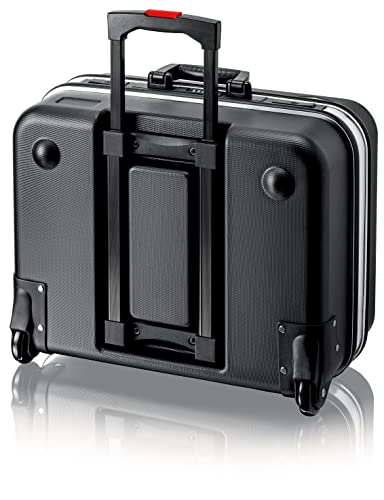 KNIPEX Tool Case "Big Basic Move", Empty, on Wheels, Telescopic Handle, 54 Inserting Options, 33 L Volume, Tool Trolley, Rolling Toolbox, 00 21 06 LE