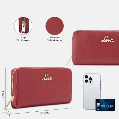 Image of Lavie Women's Sacy Large Zip Around Wallet | Ladies Purse Handbag | Large