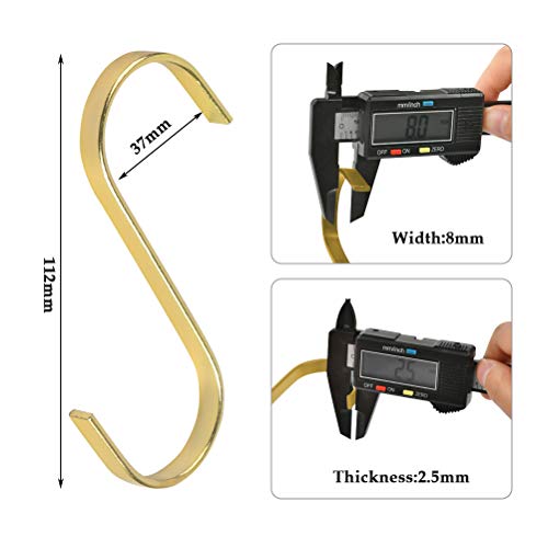 10pcs Ganci a Forma di S, Ganci in Metallo, Ganci