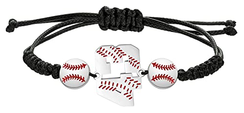 XOYOYZU 싅ԍuXbg Y AX[g W[W io[uXbg nhCh ҂ݍ ߉\ȃuXbg p[\iCYꂽ싅Mtg jp, Baseball bracelet