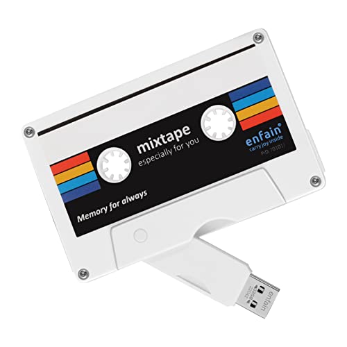 Retro Cassette USB 3.0 Flash Drive 32GB – 1980s Mixtape Design Gift for Birthdays, Anniversaries & Holidays – Fast 90MB/s, Works with PC/Mac/Linux – Includes Tape Box
