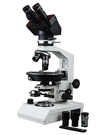 Radical Binocular Polarizing Microscope w Rotating Stage Bertrand Lens Full Quarter Wave Plates